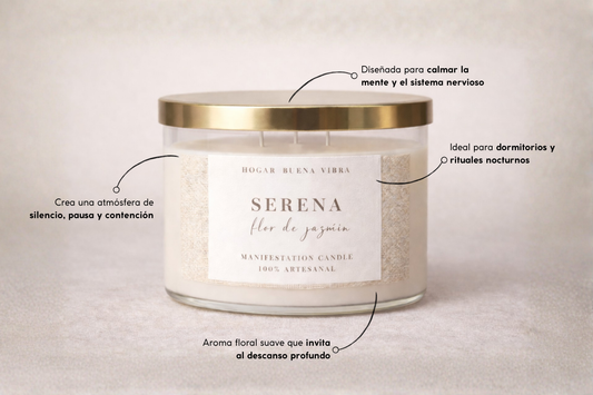 SERENA · flor de jazmín — calma y descanso