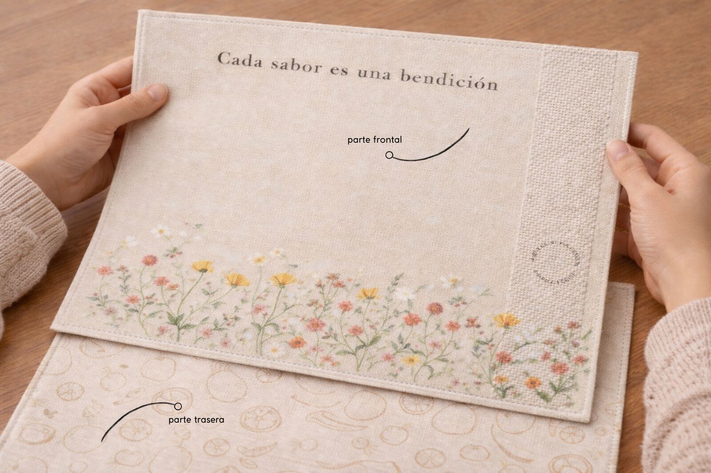 The mindful table - flores rosadas