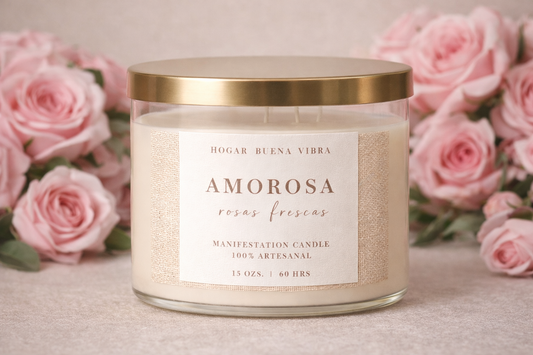 AMOROSA · rosas frescas — contención y conexión