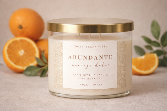 ABUNDANTE · naranja dulce — alegría y energía vital